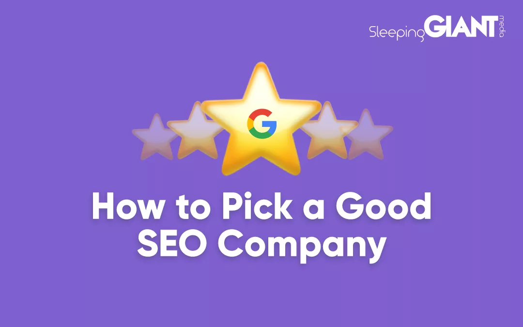How to pick a good SEO Company